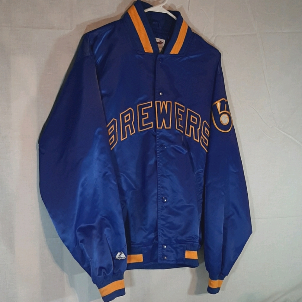 Milwaukee Brewers MLB Satin Jacket